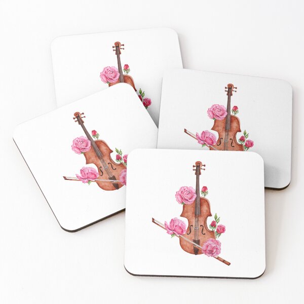 Item preview, Classical Music Violin, Bow and Roses designed and sold by SvettyArt.