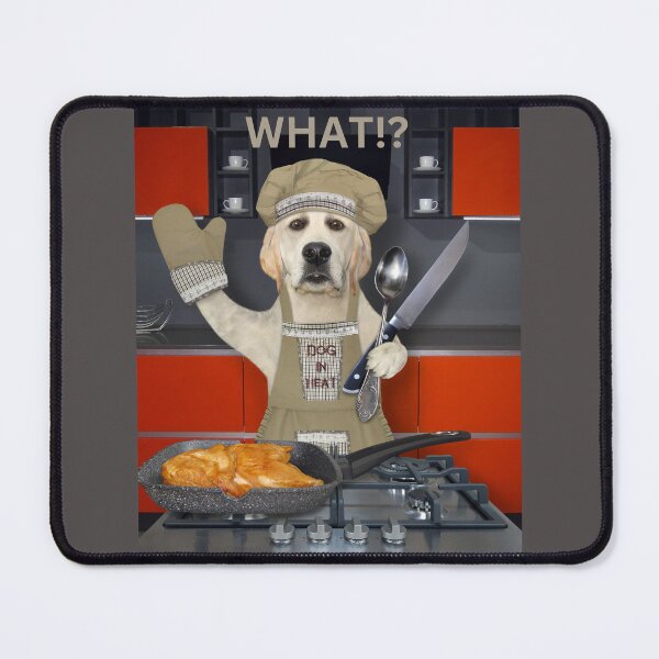 Item preview, DOG IN KITCHEN GETTING DOWN designed and sold by SagFabulous.