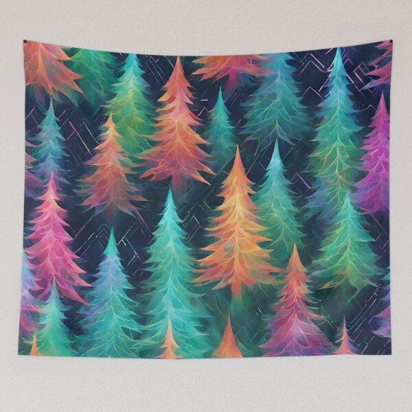 Item preview, Fractal Forest Enchantment designed and sold by cozycozyart.