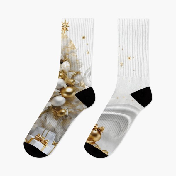Artikelvorschau, Abstrakter weißer Keramik-Weihnachtsbaum mit goldenen Akzenten entworfen und verkauft von dcrc.