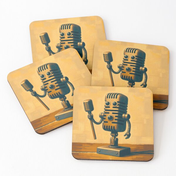 Item preview, Vintage Microphone Robot Talking into a Microphone designed and sold by Star-Fragment.