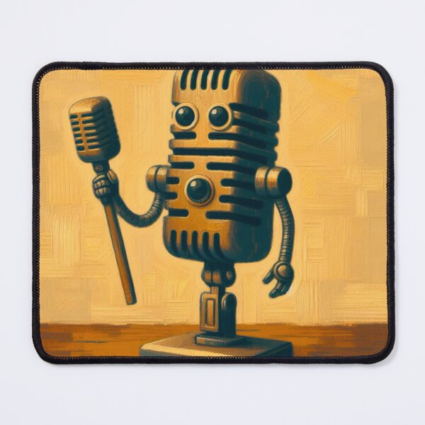 Item preview, Vintage Microphone Robot Talking into a Microphone designed and sold by Star-Fragment.