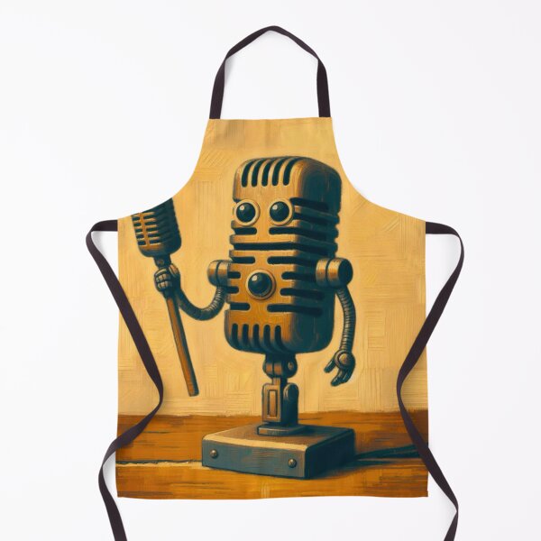 Item preview, Vintage Microphone Robot Talking into a Microphone designed and sold by Star-Fragment.
