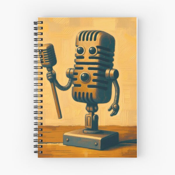 Item preview, Vintage Microphone Robot Talking into a Microphone designed and sold by Star-Fragment.