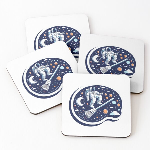 Item preview, Janitor Astronaut Graffiti Artwork designed and sold by Collision19.
