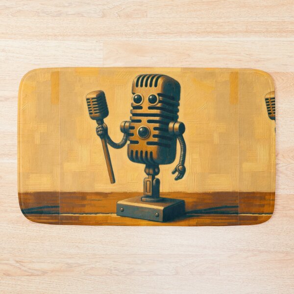 Item preview, Vintage Microphone Robot Talking into a Microphone designed and sold by Star-Fragment.