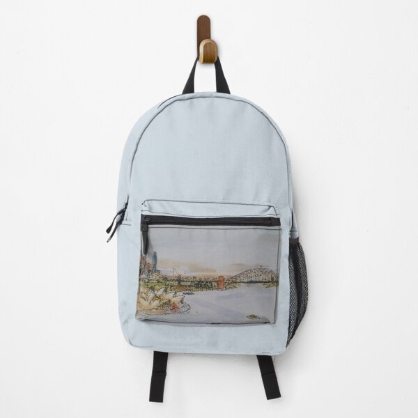 Item preview, Sydney Harbour Watercolour Dotwork designed and sold by Drawn By Hand Designs.