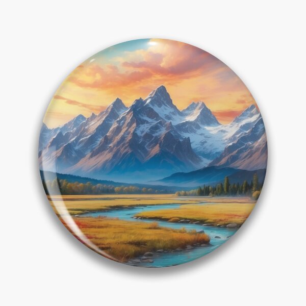 Item preview, Vivid Peaks: Tranquil Waters designed and sold by risingcreations.