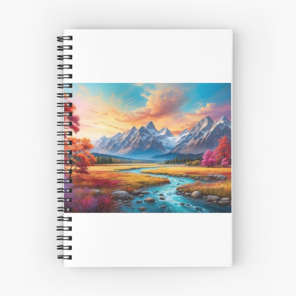 Item preview, Vivid Peaks: Tranquil Waters designed and sold by risingcreations.