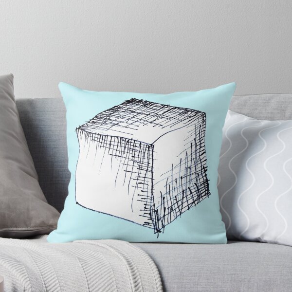 Item preview, Freehand cube sketch designed and sold by suranyami.