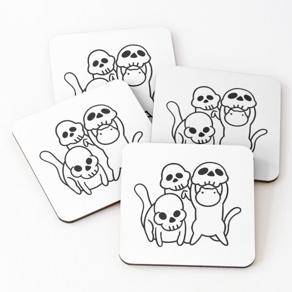 Item preview, Cat and Skull Artistry designed and sold by HIISESSOL.