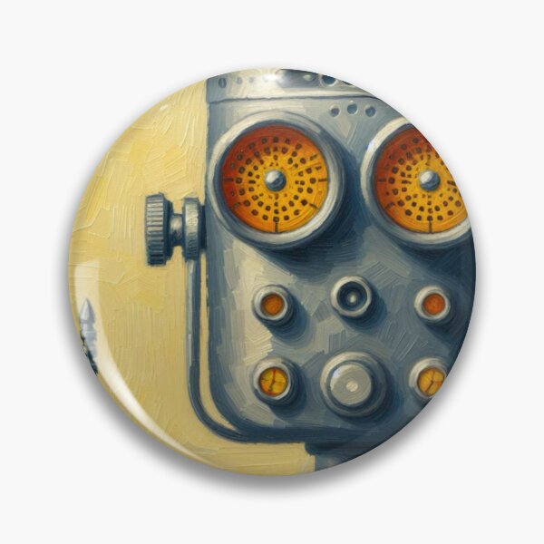 Item preview, Impressionist Style Vintage Microphone Turned Robot designed and sold by Star-Fragment.