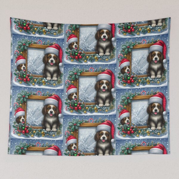 Item preview, Furry friend in christmas designed and sold by ManikRaja.