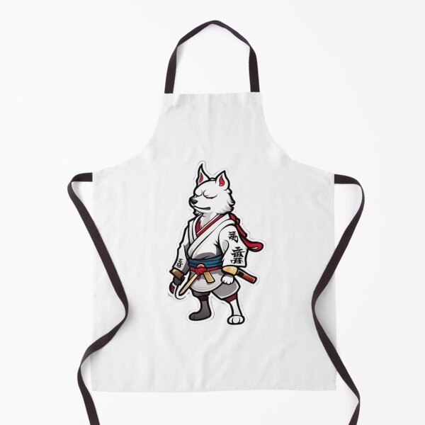 Item preview, Japan samurai white dog designed and sold by KorArtStudio.
