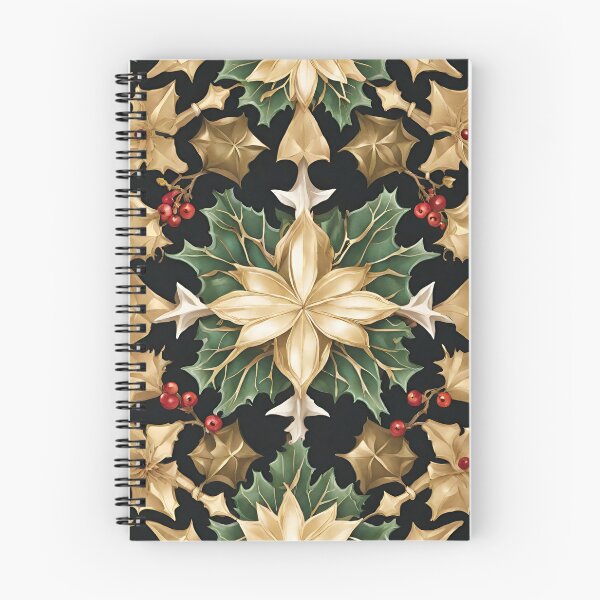 Item preview, Metallic Holly Spectacle designed and sold by cozycozyart.