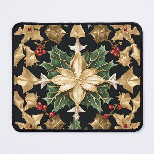 Item preview, Metallic Holly Spectacle designed and sold by cozycozyart.
