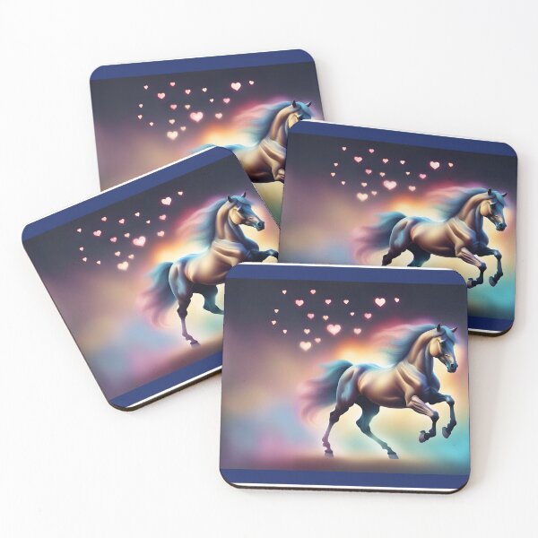 Item preview, Magnificent Magical Horse With Hearts designed and sold by Kate Juergens.
