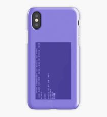 Commodore 64 Boot Screen - Load a Tape iPhone Case/Skin