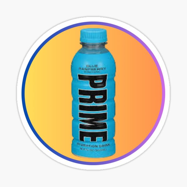 Prime Water Bottle - Blue Raspberry Design (1 bottle)