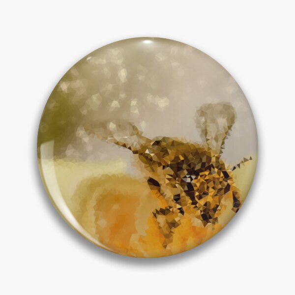 Item preview, Bee Low Polygon Digital Art Low Poly Art designed and sold by SpiroJo.