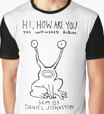 Daniel Johnston Hi How Are You, As Worn By Kurt Cobain of Nirvana Graphic T-Shirt