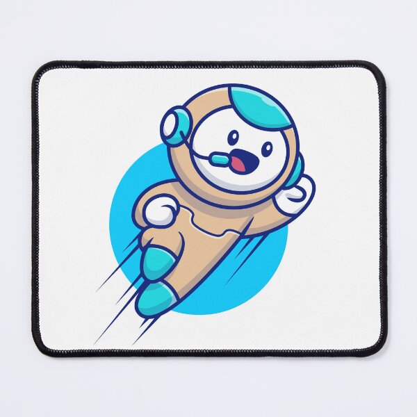 Item preview, Futuristic Flight: Free Vector Cute Flying Robot Cartoon Illustration designed and sold by hjian8219.