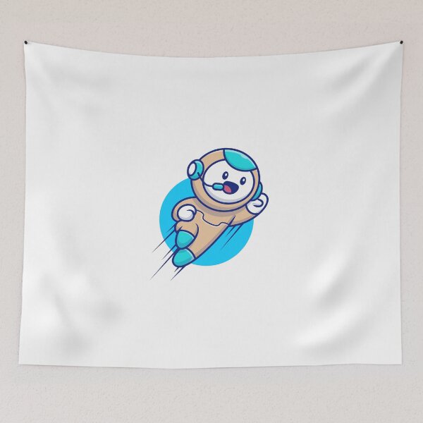 Item preview, Futuristic Flight: Free Vector Cute Flying Robot Cartoon Illustration designed and sold by hjian8219.