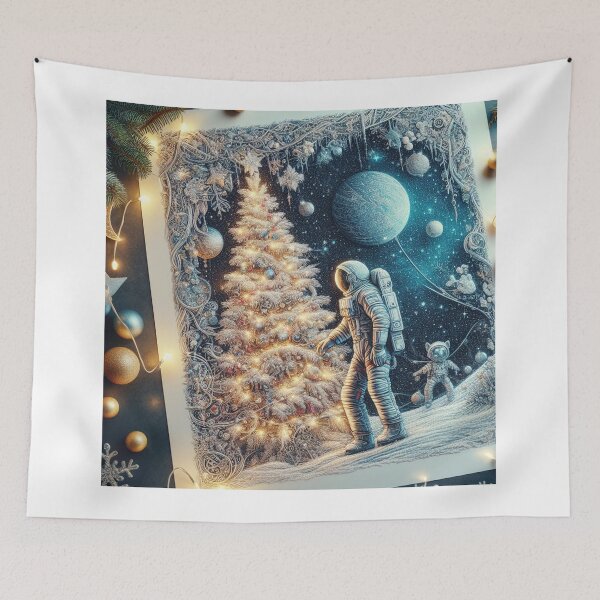 Item preview, space Christmas designed and sold by Santiayed.