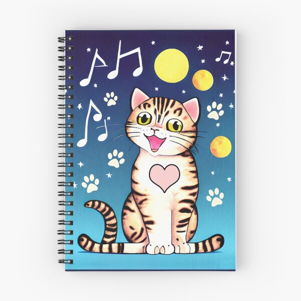 Item preview, Cat singing in space designed and sold by Artbellachi.