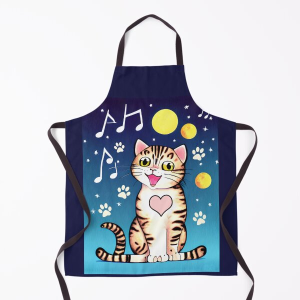 Item preview, Cat singing in space designed and sold by Artbellachi.