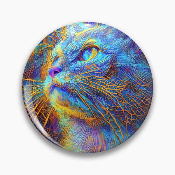 Item preview, Abstractions of abstract abstraction of cat. DeepDream #8666827753853 designed and sold by blackhalt.