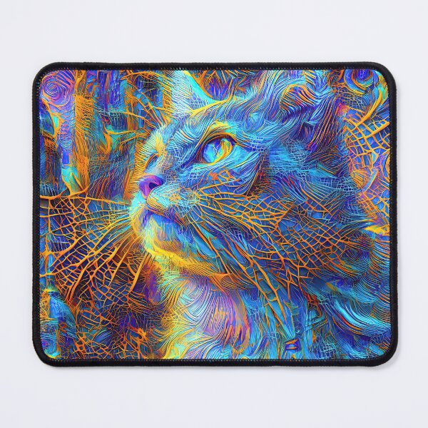 Item preview, Abstractions of abstract abstraction of cat. DeepDream #8666827753853 designed and sold by blackhalt.
