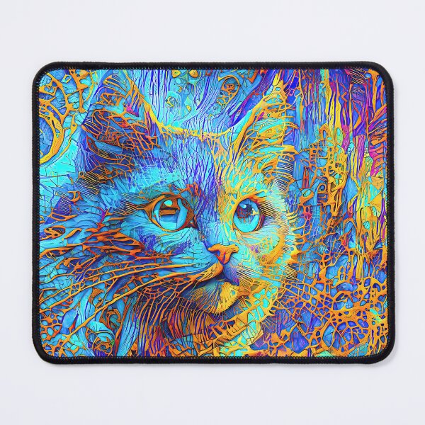 Item preview, Abstractions of abstract abstraction of cat. DeepDream #6412880522886 designed and sold by blackhalt.