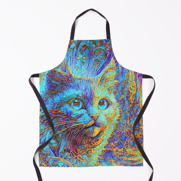 Item preview, Abstractions of abstract abstraction of cat. DeepDream #6412880522886 designed and sold by blackhalt.