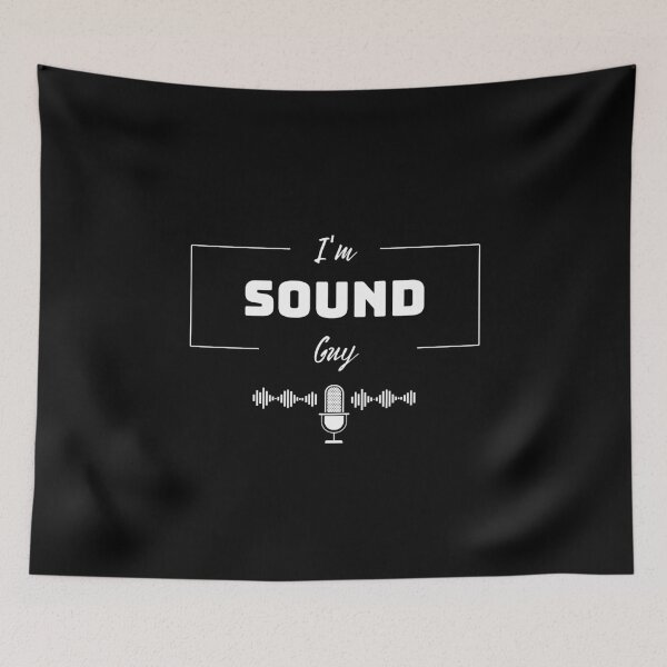 Item preview, sound guy audio engineer music gift designed and sold by TrendMosaic.