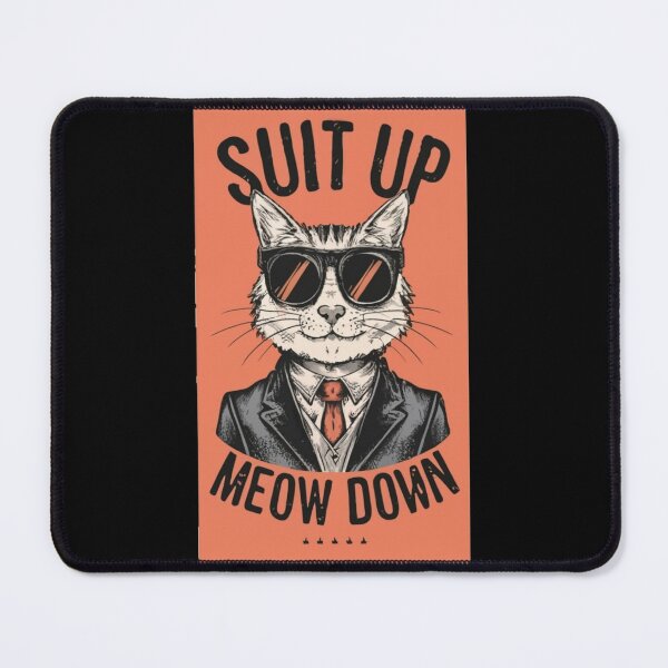 Item preview, Suit Up, Meow Down designed and sold by PlanetMarker.