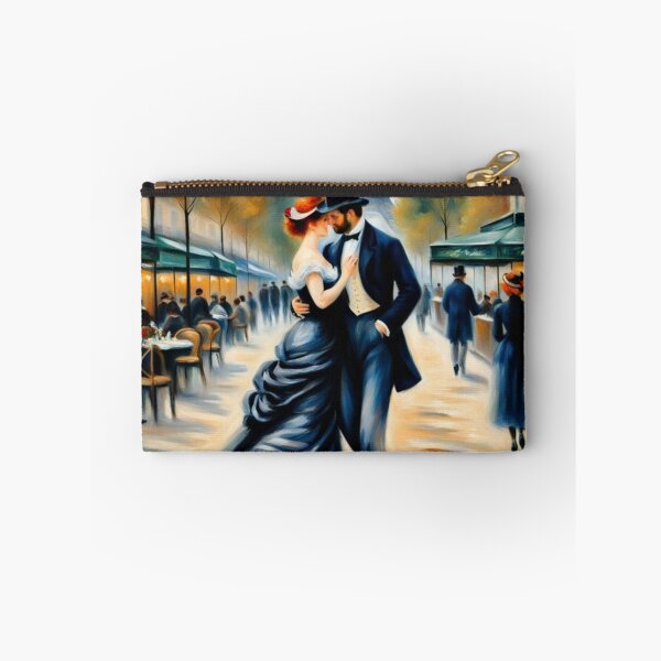 Item preview, Romantic couple in Paris with Eiffel Tower designed and sold by JackFreestone.