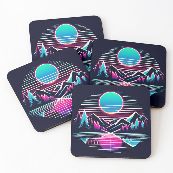 Item preview, Neon Mountain Retreat designed and sold by hiddenlayers.