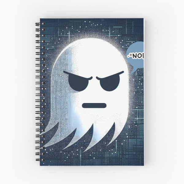 Item preview, Modern Ghost Disapproval Artwork designed and sold by inkArtistryfine.
