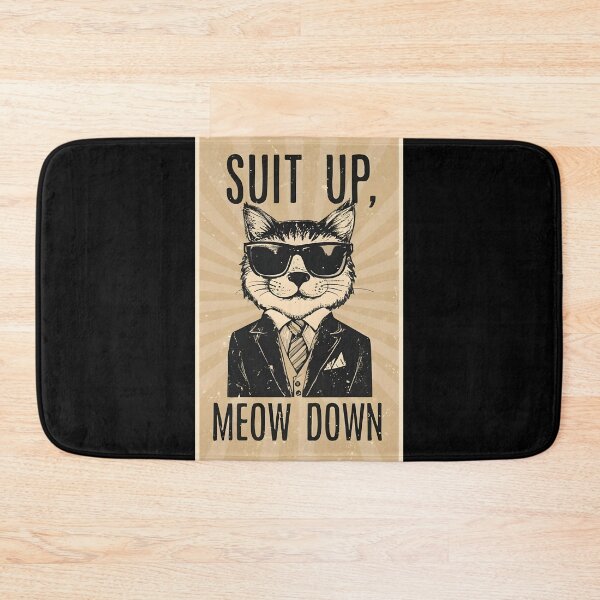 Item preview, Suit Up, Meow Down designed and sold by PlanetMarker.