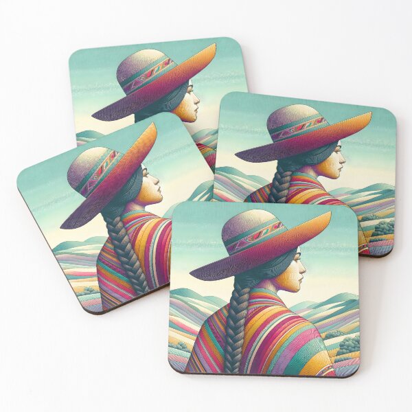 Item preview, Andean Elegance: Traditional Peruvian Woman designed and sold by inkArtistryfine.