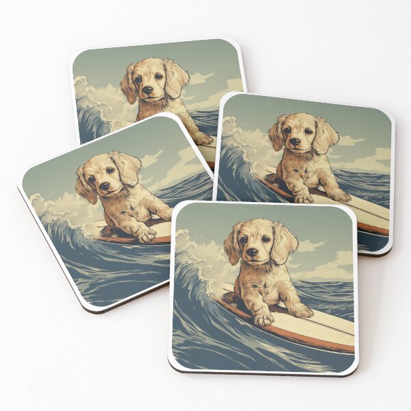 Item preview, Surfing Pup Paradise designed and sold by Artisleek Designs.