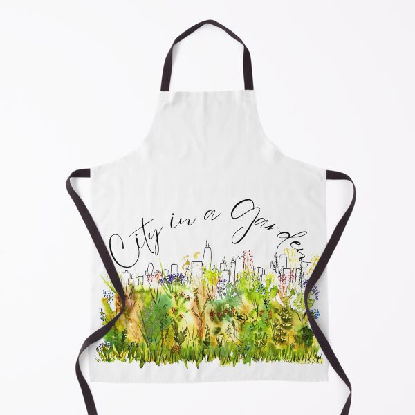Item preview, City in a Garden Watercolor designed and sold by Color Chicago.