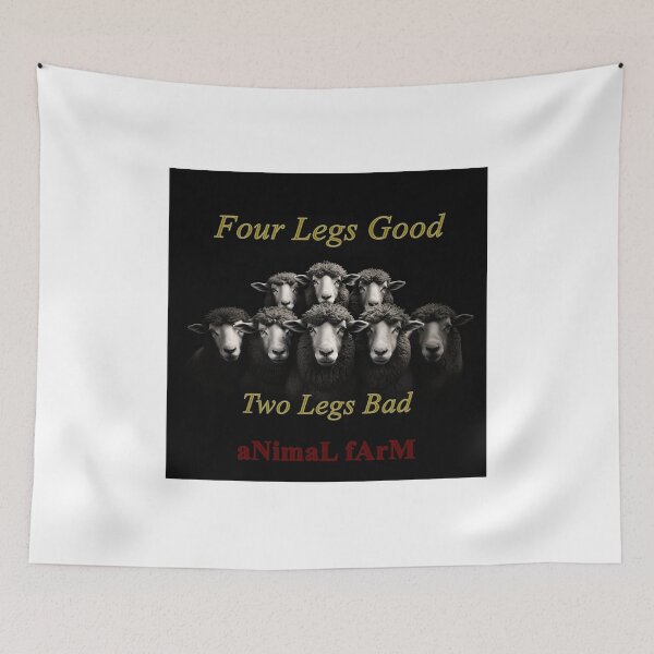 Item preview, Sheep Quotes from Animal Farm Art designed and sold by redstar19.