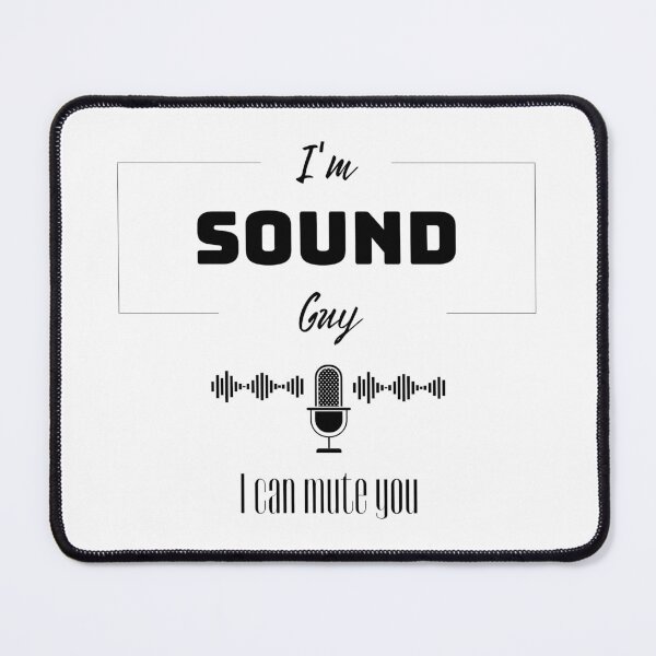 Item preview, sound guy audio engineer music gift designed and sold by TrendMosaic.