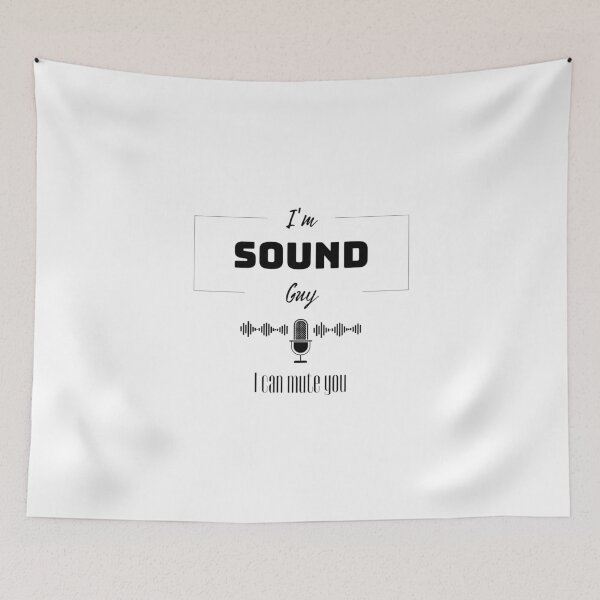 Item preview, sound guy audio engineer music gift designed and sold by TrendMosaic.