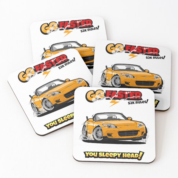 Item preview,  S2000 Yellow *Car Design vector illustrated CARtoon CARicature Comic Style* designed and sold by itsTheBugz.