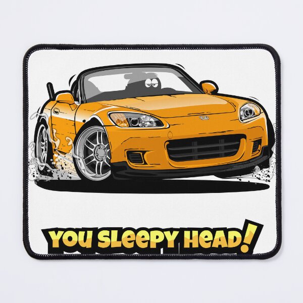 Item preview, S2000 Yellow *Car Design vector illustrated CARtoon CARicature Comic Style* designed and sold by itsTheBugz.