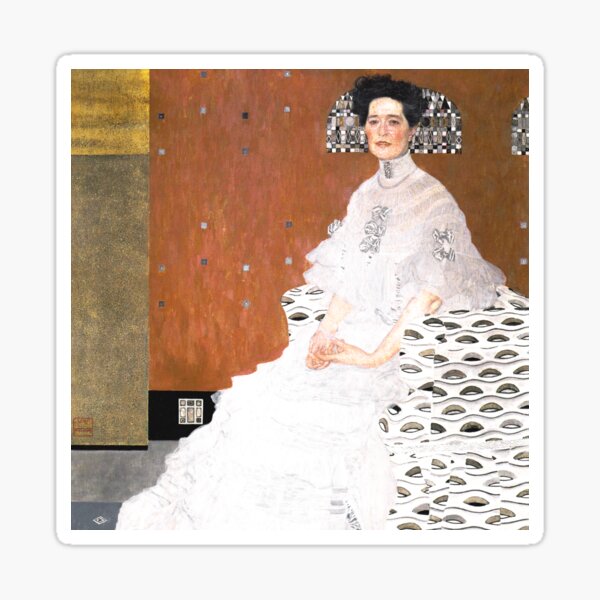 Aperçu de l'œuvre Bildnis Fritza Riedler de Gustav Klimt (1906) créée et vendue par BossyCatHome.