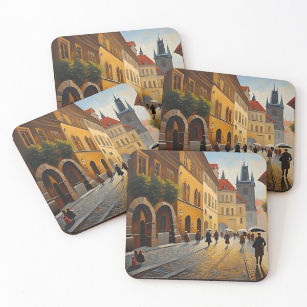 Item preview, Painting of Prague Czech Republic Skyline designed and sold by galactify.